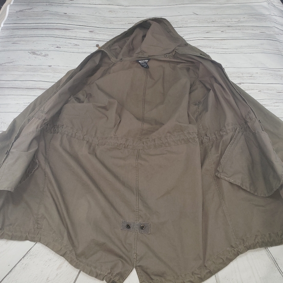 Abercrombie & Fitch Jacket SZ L Zip Up Button Up - Picture 10 of 12